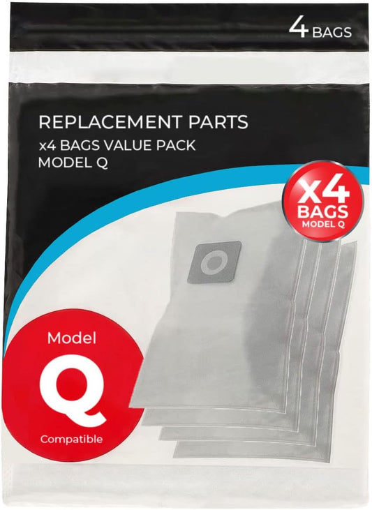 Compatible Hoover Model Q Upright Vacuum Cleaner Bags 4 Pack