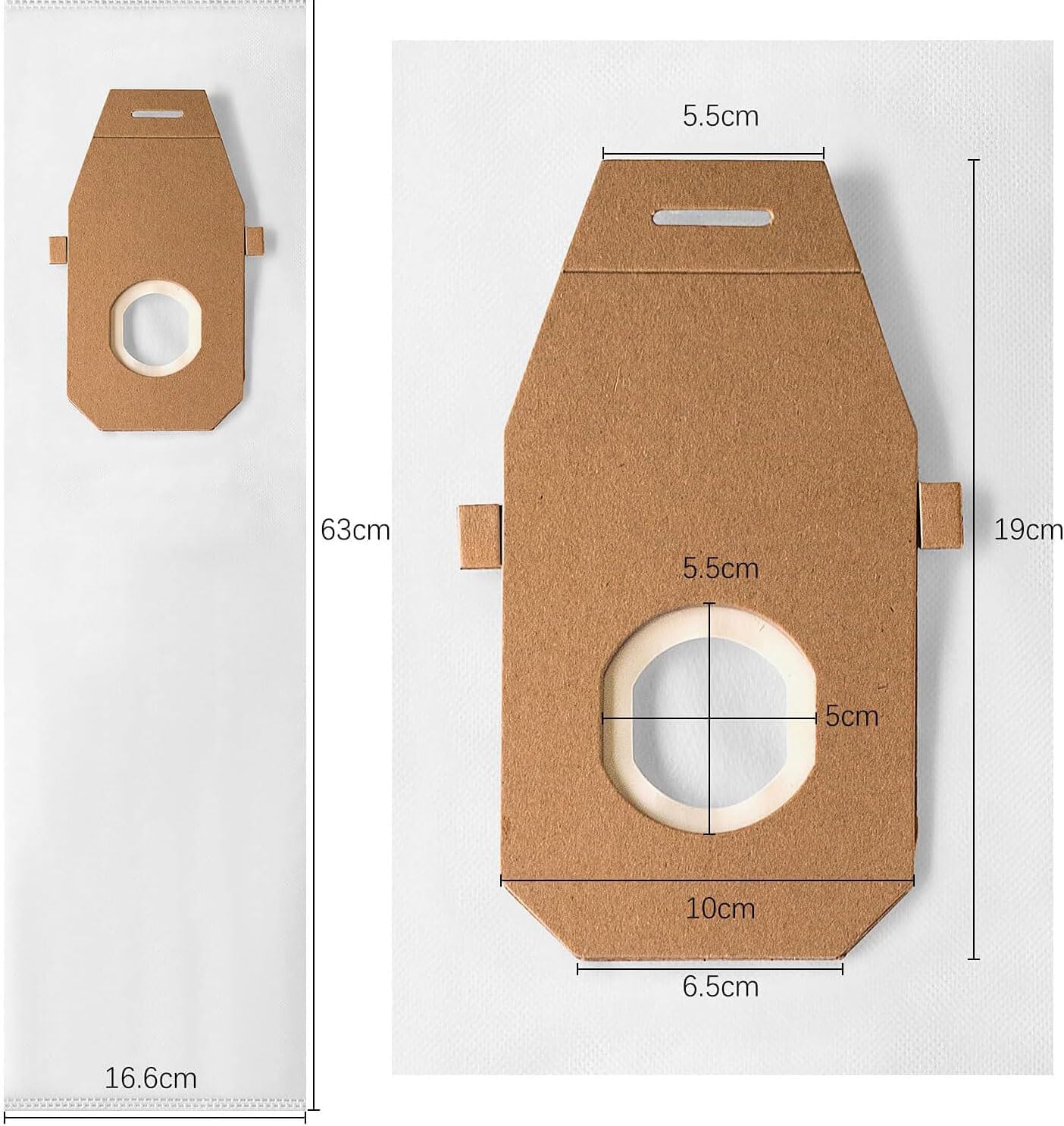 Compatible Hoover Model Q Upright Vacuum Cleaner Bags 4 Pack